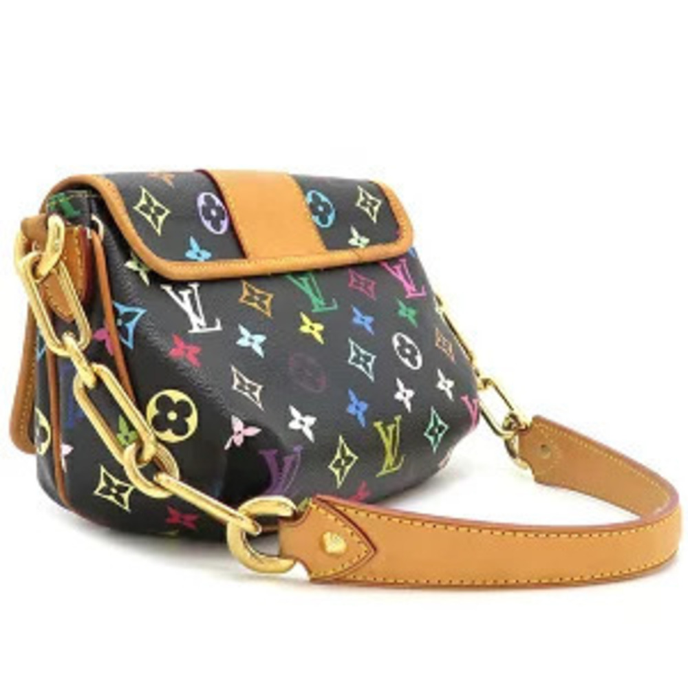 Louis Vuitton Monogram Patty Bag Black Noir Multicolor Shoulder Black